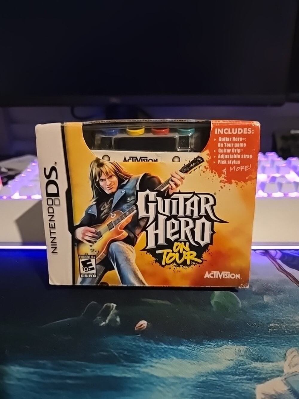 Guitar Hero Nintendo DS on Tour Controller With Modern Hits CIB LOOK TESTED